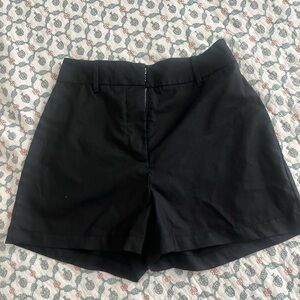 Aritzia Wilfred black linen shorts size 2